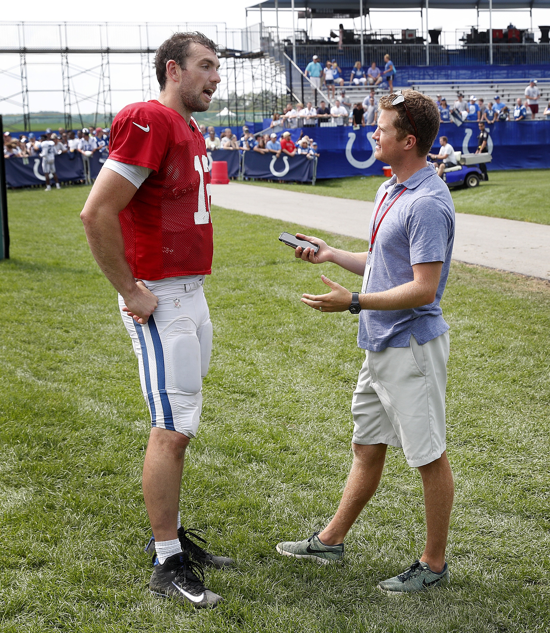 Indianapolis Colts training camp at Grand Park in Westfield.